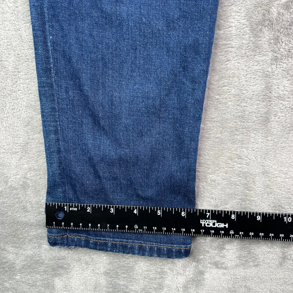 Joe's The Brixton Jeans Mens 32 Blue Solid Straight Narrow Fit Whiskered Denim